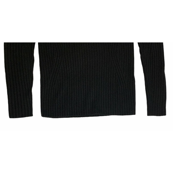 Womens Banana Republic Flipucci Fine Italian Sweater BlackMerino Cashmere Blend - Picture 4 of 7